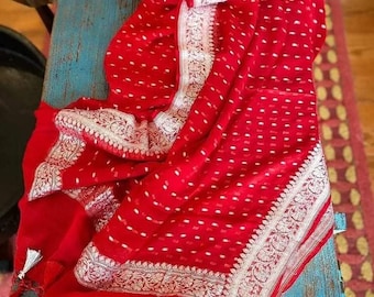 Reed Maroonhandmade banarasi party wear dupatta for women traditional fancy scrave pure silk dupatta wedding exclusive dupatta