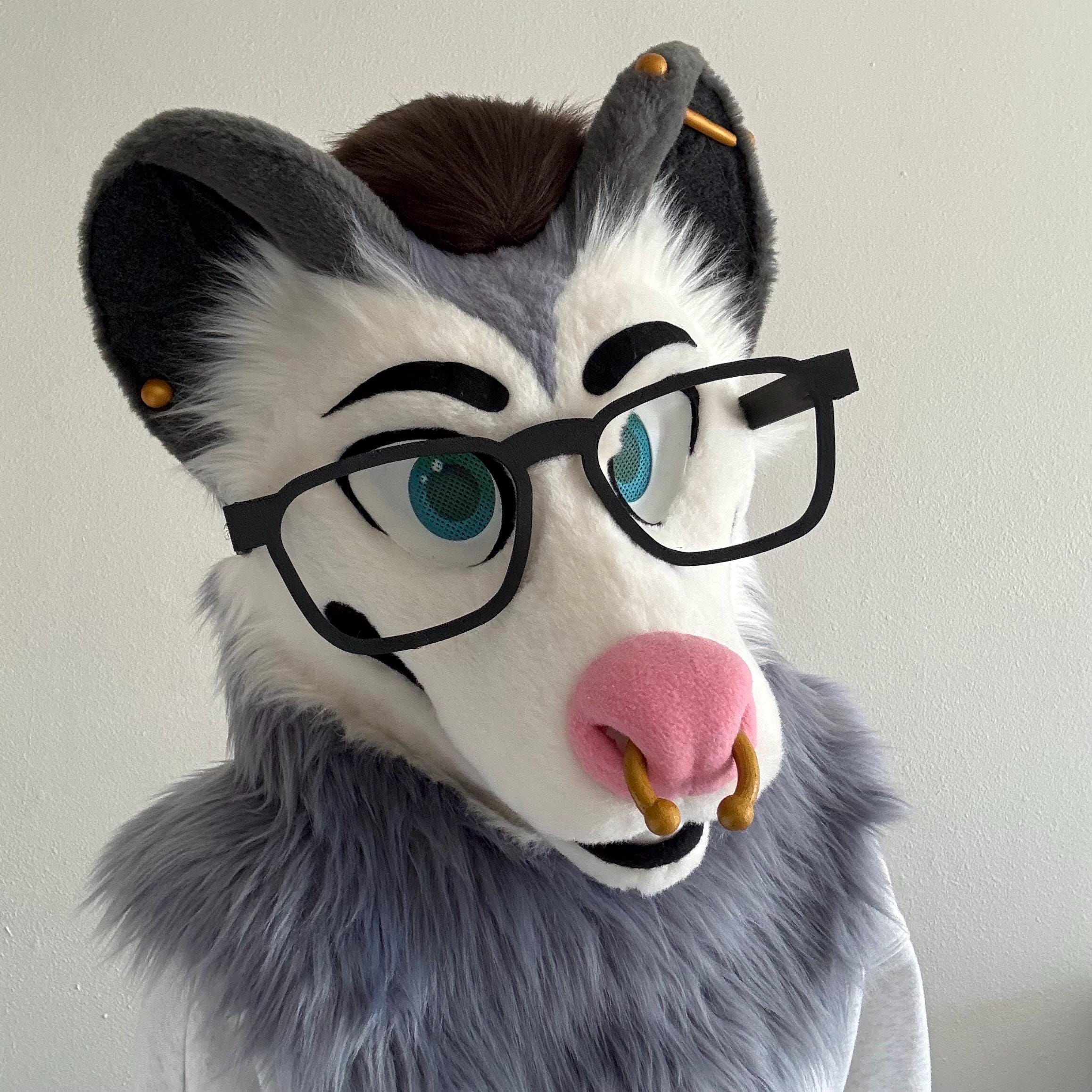 Furhead commission + tail + hand paws