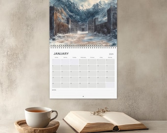 2025 Throne of Glass (TOG) Calendar - Original Watercolor Art