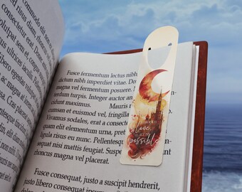 Crescent City inspired aluminum bookmark
