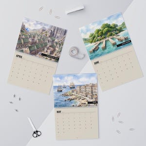 Fourth Wing 2027 Wall Calendar - Original Watercolor Art for Book Lovers image 4