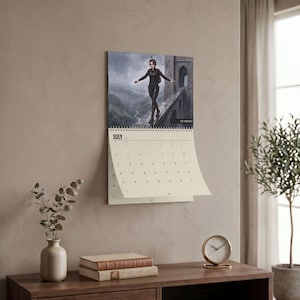 Fourth Wing 2027 Wall Calendar - Original Watercolor Art for Book Lovers image 7