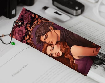 Feyre and Rhysand ACOTAR inspired bookmark - DIGITAL DOWNLOAD