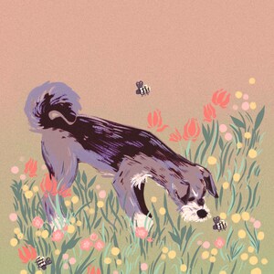 Whimsical pet portraits!  Your pet as a storybook character  |  Digital Illustration Custom Pet Portrait  | Digital download