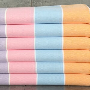 40x71 Inches GOK 2 Cotton Towel, Monogrammed Beach Towel, Best Friend Gift, Bridal Shower Favors, Striped Towel, Family Gift,