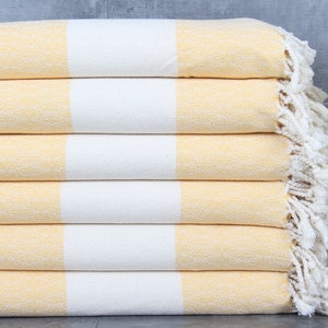 Organic Towel, Personalized Towel, Diamond Towel, 36x67 Inches Turkish Towel for Gift, Bridesmaid Peshtemal, Yellow Towel, Bathroom Towel,