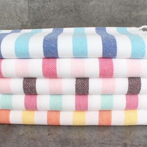 Personalized Wedding Gift, Monogram Turkish Towel, Striped Towel, Bachelor Bachelorette Party Favors, 40&quot;x71&quot; Cotton Towel,