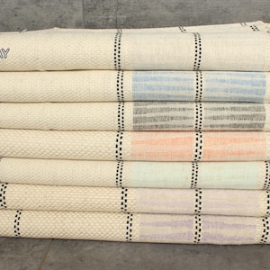 Striped Hand Towel, 20&quot;x40&quot; Linen Tea Towel, Turkish Tea Towel, Kitchen Towel, Monogram Kitchen Towel, Handmade Gift, Bridesmaid Gift,