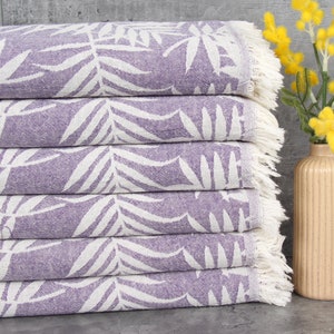 Turkish Bath Towel, Personalized Turkish Towel, Floral Patterned Towel, 40x63 Inches Embroidered Towel, Fitness Towel, Wedding Towel,
