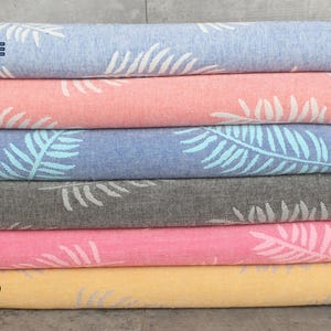 Floral Patterned Throw, 79&quot;x87&quot; Cotton Throw, Housewarming Gift, Bridal Shower Gift, Bachelorette Party Favors, Best Wedding Gift,