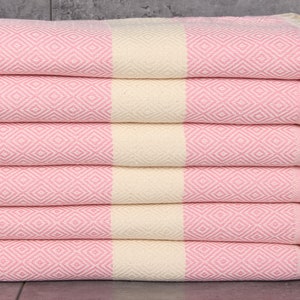 Camping Tea Towel, Personalized Kitchen Towel, Light Pink Towel, Diamond Towel, 20x36 Inches Bridesmaid Gift, Travel Towel, Owen Towel,