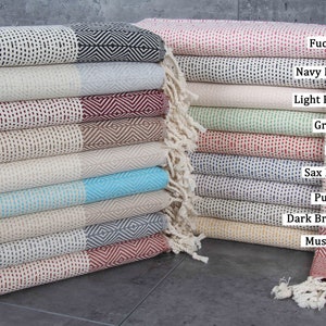 Face Towel, Turkish Tea Towels, Diamond Towel, 18x36 Inches Embroidered Towel, Organic Towel, Bulk Order Towel, Camping Dishcloth,