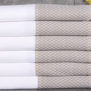Custom Towel, Personalized Towels, Beige Towel, Striped Towel, 71x40 Inches Organic Beach Towel, Organic Towel, Hammam Towel,