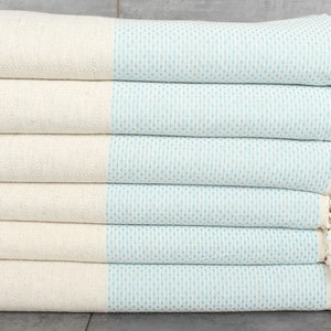Bachelorette Party Favors, 95x95 Inches Turquoise Cotton Throw, Polka Dot Throw, Personalized Blanket, Turkish Blanket, Custom Gifts,