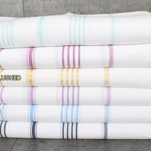 Striped Towel, 40&quot;x71&quot; Cotton Towel, Gift For Him, Organic Turkish towel, Personalized Gift For Him, Hammam towel, Beach Towel Monogram,