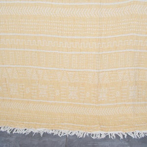 Sofa Blanket, Personalized Gifts, Yellow Throw, Ethnic Design Bedspread, 56x75 Inches Shower Curtain, Beach Throw, Gift Bedspread,