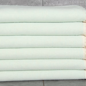 24x40 Inches Turkish Hand Towel, Cotton Dish Towel, Mint Towel, Solid Towel, Turkish Towel, Small Bath Towel, Decor Towel, Guest Towel,