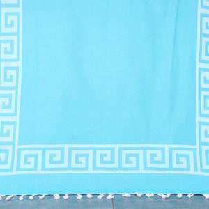 Personalized Turkish Beach Towel, Monogrammed Beach Towel, Turquoise Towel, Patterned Towel, 40x71 Inches Bridesmaid Proposal Gift,