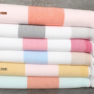 Hammam towel, Custom Gifts, 36&quot;x63&quot; Cotton Towel, Striped Terry Towel, Housewarming Gift, Beach towel, Gift For Bride,
