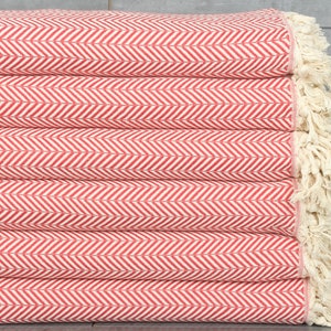 Wedding Favors, 75x91 Inches Red Cotton Blanket, Bachelorette Party Favors, Throw Blanket Couch, Chevron Blanket, Bridesmaid Proposal Gift,