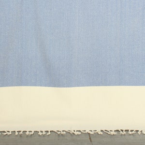 Valentines Day Gift idea,  Personalized Turkish Towel, Sax Blue Towel, Chevron Towel, 36x71 Inches Wedding Anniversary Gift for Couple,