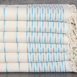 Turkish Beach Towel, Custom Beach Towel, Turquoise Towel, Striped Towel, 38x71 Inches Bachelor Gift, Bridesmaid Towel, Bachelor Towel,