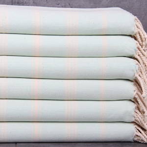 Customized Tea Towel, Dish Towel Personalized, Mint Towel, Striped Towel, 24x38 Inches Gift For Him, Hotel Towel, Wholesale Towel,