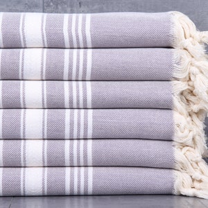 Personalized Towel, Turkish Towel, Lilac Chevron Peshtemal, 40x71 Inches Baby Blanket, Yoga Towel, Bachelor Peshtemal, Travel Peshtemal,