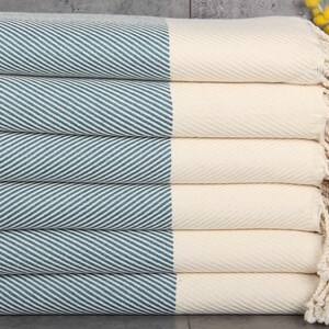 Custom Beach Towel, Personalized Gift for her, Petrol Towel, Striped Towel, 40x71 Inches Bachelor/Bachelorette Party Favors,
