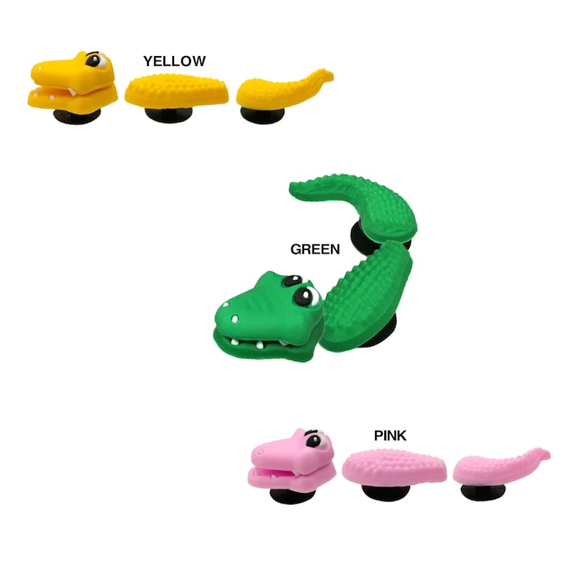 Dragon/crocodile/snake Crocs Jibbitz Multicolor Animal Croc Etsy Canada