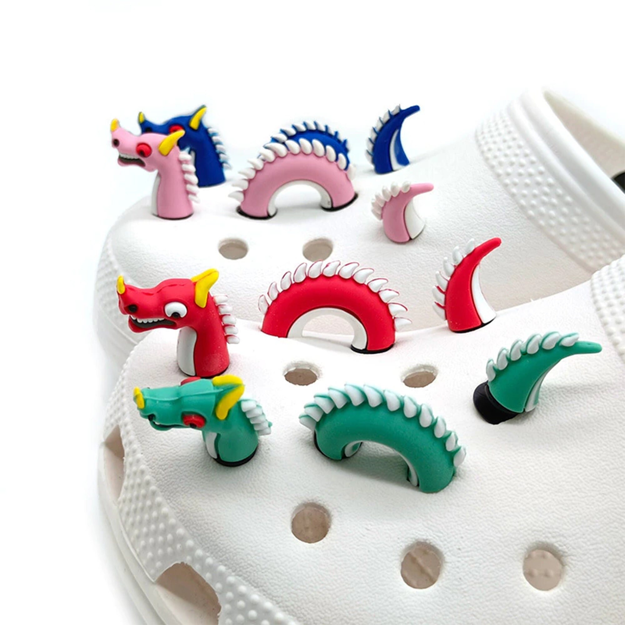 Dragon/crocodile/snake Crocs Jibbitz Multicolor Animal Croc Etsy Canada