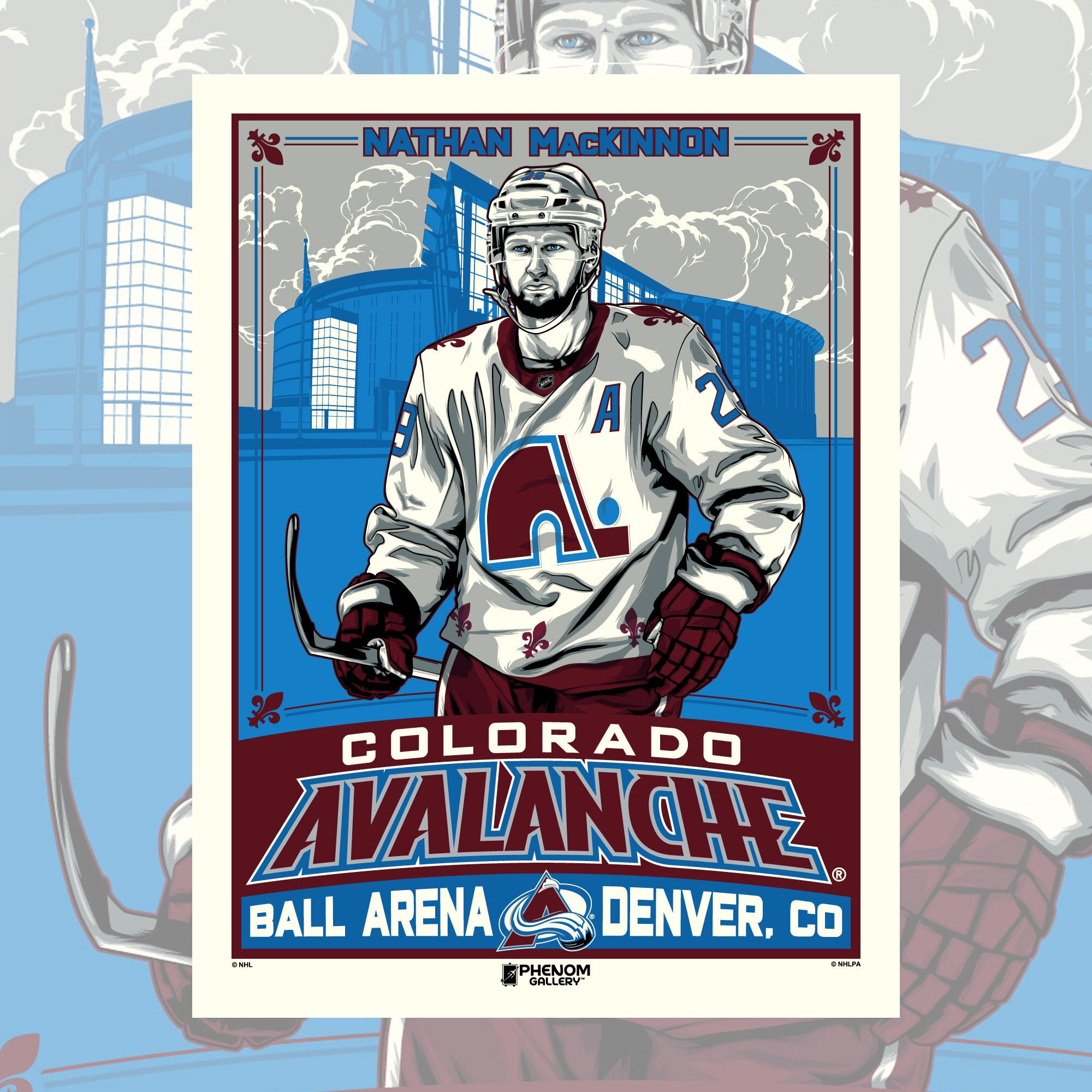 2021 Colorado Avalanche/Quebec Nordiques Official Retro jersey