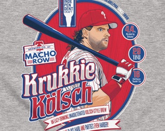 Camiseta com etiqueta falsa de cerveja artesanal John Kruk