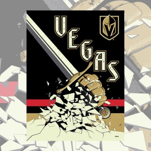 Vegas Golden Knights Glow in the Dark Reverse Retro Jersey 