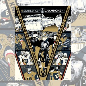 Officially Licensed Vegas Golden Knights Stanley Cup Champions Print