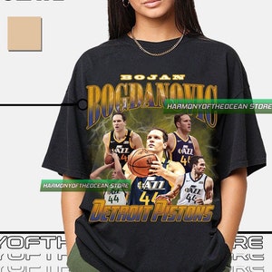 Harmonyoftheocean Bojan Bogdanovic Retro 90s Vintage Shirt - Bootled T-Shirt Style Unisex- Basketball Shirt
