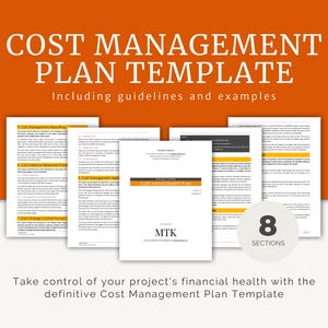 Project Management Template Pack | Ten Fully Editable Word DOCX | PMBOK ...
