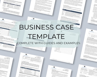Business Case Report Template | Fully Editable MS Word with Examples | Business Case Report | Project Management | Project Initiation