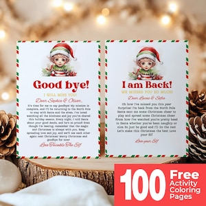 Hello Letter From Elf, Editable Elf Arrival Letter, Return Letter Christmas, Elf I&#39;m Back, Welcome Christmas Elf Letter, From Your Elf