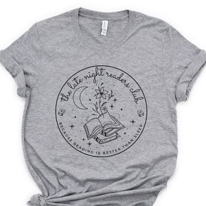 Late Night Readers Club Cute Gift