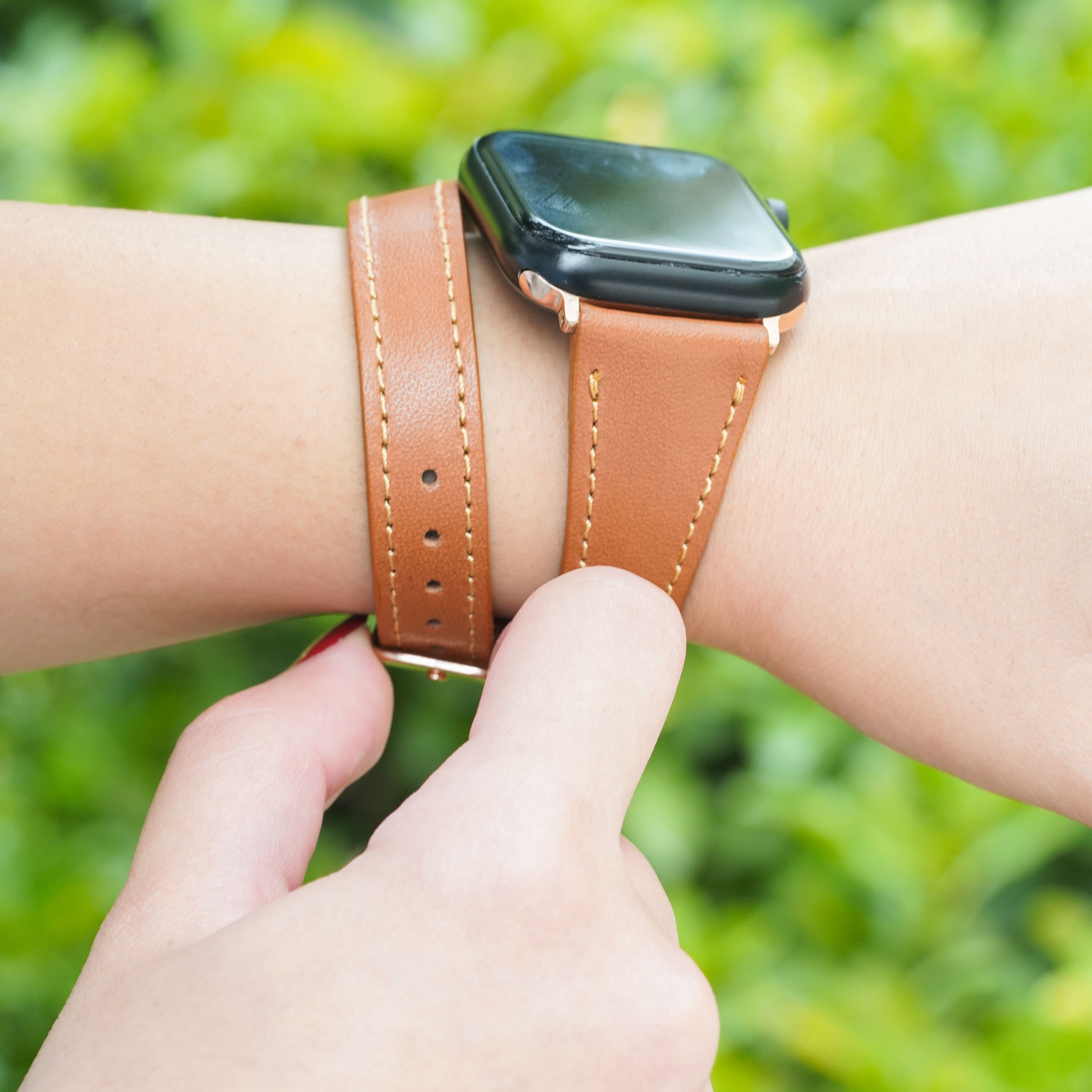 Apple watch double strap deals