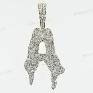 Iced Out Personalize Name Pendants, Customized 925 sterling silver Hip Hop Jewelry, Custom Letters Initials Rapper Charm Necklace Pendants