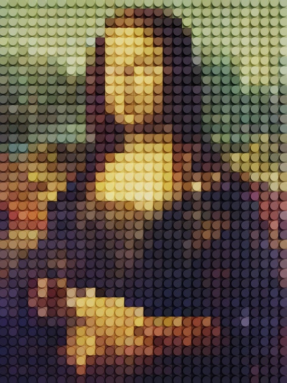 Cross Stitch Pattern Mona Lisa Painting History