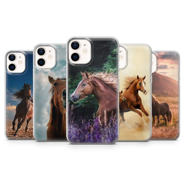 Pferde-Liebhaber-Hülle Phone Case Pferde-Hülle für iPhone 14, 13 12 11 Pro, XR, Samsung A13, S22, S21 FE, A40, A72, A52, Pixel 6a