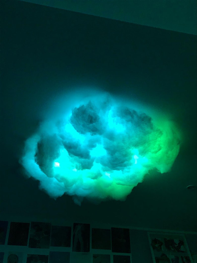 RGB LED lamp sound reaction: Cloud image 2