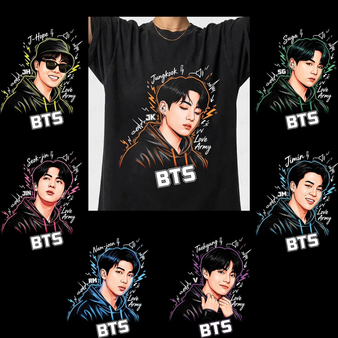Bts Member Png Bundle, Jungkook, RM, Jin, Suga, J-hope, Jimin, V, BTS ...