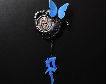 Silver colour Lies of P inspired hand crafted and painted fridge magnet.