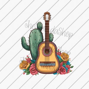 Cinco De Mayo png, mexikanische Gitarre Png Sublimation Design, Fiesta Sublimation Design, digitaler Download