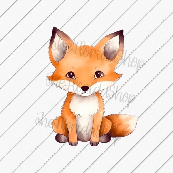 Fox png, Woodland Creatures, Animal Clipart, Western Png, Baby Clothes png, Western Designs Downloads, Sublimation Designs Downloads