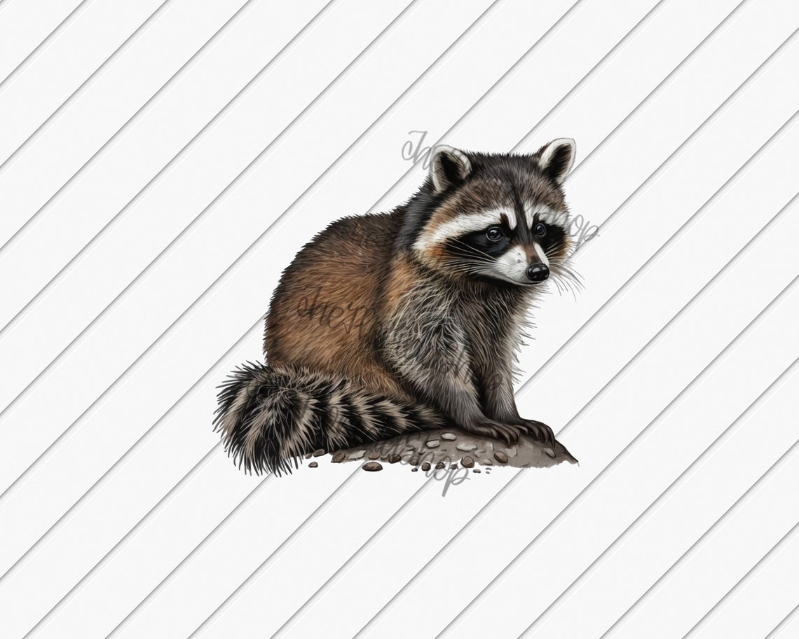 Raccoon Png Animal Clipart Western Png Western Designs - Etsy
